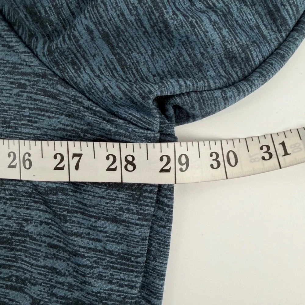 Under Armour ColdGear Men's Quarter Zip Pullover Sweater Blue‎ Heathered 3XL